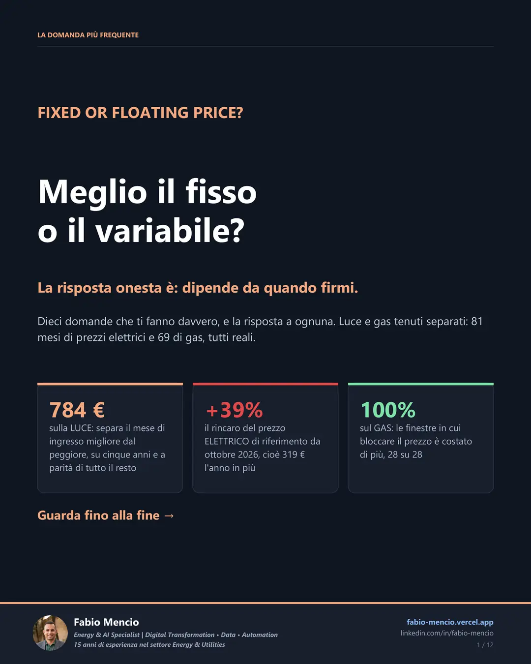 Fotogramma del video del progetto Fisso o variabile?